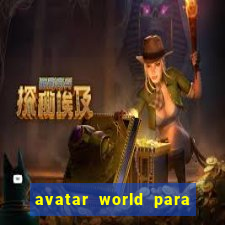 avatar world para colorir e imprimir